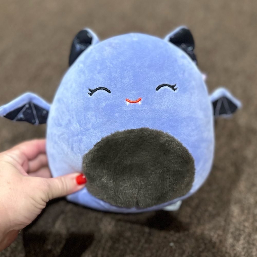 Original Squishmallows *JOLDY the PURPLE BAT* 4.5" MINI HALLOWEEN SQUAD